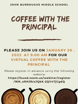 Coffee with the Principal
